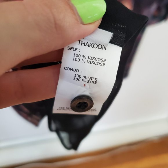 Thakoon Addition Silk Floral Long Sleeve Dress / 0 - Picture 9 of 10